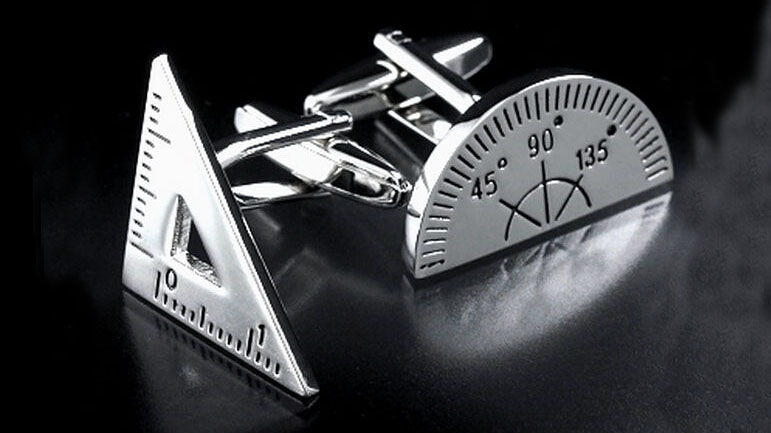 Butoni personalizati pentru iubitorii de geometrie